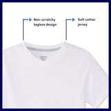 French Toast Unisex Black Short Sleeve V-Neck Tee LA9498 <br> Sizes 2T -4T & XS - XL