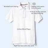French Toast Boys & Girls Teal Short Sleeve Pique Polo Shirt SA9084 <br> Sizes 2T - 4T & XS - XXL