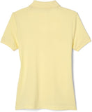 French Toast Juniors Yellow Short Sleeve Stretch Pique Polo Shirt SA9403JL <br> Sizes XS to XL (Copy)