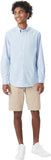 French Toast Mens Lt Blue Long Sleeve Oxford Shirt SE9002-LTB <br> Sizes S, M, L, XL, 2XL