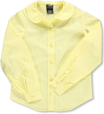 French Toast Girls Yellow Blouse SE9359 Long Sleeve Peter Pan Collar <br> Sizes 3T & 6 - 20
