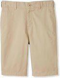 French Toast Kids Flat Front Adjustable Waist Short </br>Sizes 4 - 20 </br> Hunter Green, Khaki,</br> Navy, Black, Gray, </br>Brown