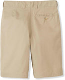 French Toast Kids Flat Front Adjustable Waist Short </br>Sizes 4 - 20 </br> Hunter Green, Khaki,</br> Navy, Black, Gray, </br>Brown