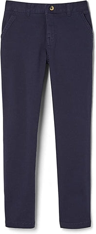 French Toast Men's Navy Straight Leg Stretch Chino Pant SK9518Y <br> Sizes 30 to 38