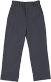 Universal School Uniforms Husky Black, Brown, Gray, Khaki & Navy <br>Flat Front Pant <br> Sizes 8H - 20H </br>