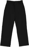 Universal School Uniforms Husky Black, Brown, Gray, Khaki & Navy <br>Flat Front Pant <br> Sizes 8H - 20H </br>