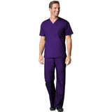 Maevn Mens V-Neck Top and Drawstring Pant Set Style 90061006 Purple