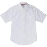 French Toast Kids Short Sleeve Oxford Shirt White Front