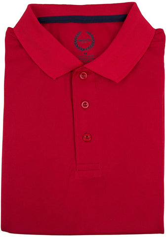 Kobalt 1 Performance Wear Mens Dry Fit Red Short Sleeve Polo Shirt <br> Sizes S to 2XL