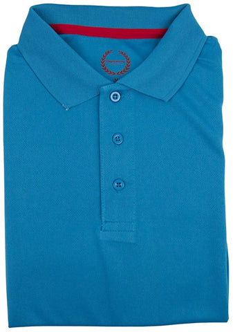 Kobalt 1 Performance Wear Mens Dry Fit Teal Short Sleeve Polo Shirt <br> Sizes S to 2XL