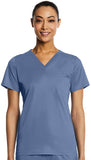 Maevn Women's Scrub Top 1778 Eon Sport Chest Pocket V-Neck Sizes  XS to 3XL