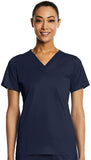 Maevn Women's Scrub Top 1778 Eon Sport Chest Pocket V-Neck Sizes  XS to 3XL