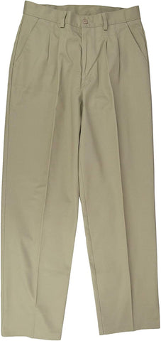 Windstan Men's Pleated Pants Khaki 2648M-KHI <br> Sizes 30 to 42 Waist