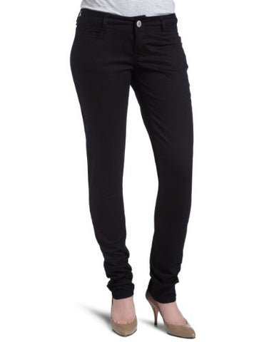 Southpole Juniors Basic Skinny School Uniform Pant Sizes 0 - 15 Black Front