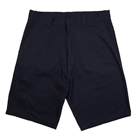 Genuine School Uniforms Boys Flat Front Shorts Navy