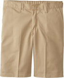 Dickies Boys Black & Khaki Flat Front Shorts 42562 BLK/KHI Extra-Pocket <br> Sizes 05, 07 &16
