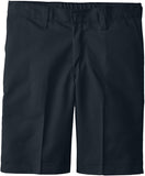 Dickies Boys Black & Khaki Flat Front Shorts 42562 BLK/KHI Extra-Pocket <br> Sizes 05, 07 &16