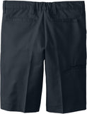 Dickies Boys Black & Khaki Flat Front Shorts 42562 BLK/KHI Extra-Pocket <br> Sizes 05, 07 &16