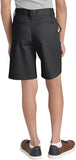 Dickies Boys Black Shorts Flat Front School Uniform <br> Sizes 4 to 20