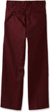 Dickies Boys Burgundy Pants Flat Front School Uniform <br> Sizes 4 to 20