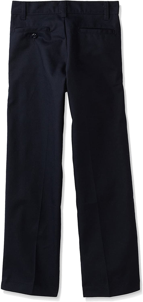 Wholesale Boys School Uniform Slim Fit Flat Front Pants with