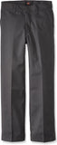 Dickies Boys Charcoal Pant Flat Front School Uniform <br> Sizes 4 to 20