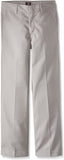 Dickies Boys Silver Gray Pant Flat Front School Uniform <br> Size 4 to 20