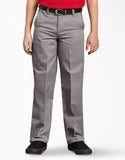 Dickies Boys Silver Gray Pant Flat Front School Uniform <br> Size 4 to 20