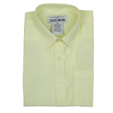 Authentic Galaxy Boys School Uniforms Short Sleeve Broadcloth Shirt Size 4 - 20 Yellow