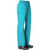 Maevn Core Womens Full Elastic Band Cargo Pant Style 9016 - Tall 33" Fit Size XS - XL Lake Blue