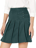French Toast Womens/Juniors 2 Tab Scooter Skirt </br>Sizes 03 -13 </br> Navy, Khaki, Burgundy, </br> Hunter Green, Gray, Black