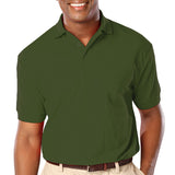 Blue Generation Mens Classic Fit Short Sleeve Polo Sizes 3XL - 6XL Hunter Green