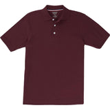 French Toast Toddlers Short Sleeve Pique Polo Sizes 2T - 4T Burgundy