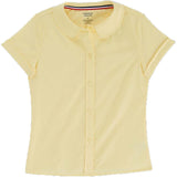 French Toast Toddlers/Girls Peter Pan Collar Blouse Yellow