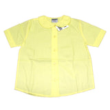 Genuine Girls Peter Pan Collar Short Sleeve Blouse Yellow