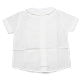 Genuine Girls Peter Pan Collar Short Sleeve Blouse White