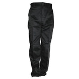 Classic Mens Flat Front Dress Pants Black