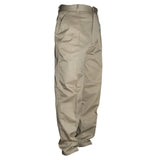 Classic Mens Flat Front Dress Pants Khaki