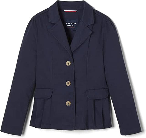 French Toast Girl's Navy Blazer Jacket P9112 <br> Sizes 7/8 to 14/16