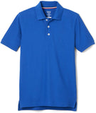 French Toast Mens Short Sleeve Pique Polo Shirt SA9084Y <br> Size S to 3XL <br> White, Light Blue, Black, <br> Navy, Heather Gray, Gold, <br> Royal Blue, Yellow