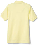 French Toast Mens Short Sleeve Pique Polo Shirt SA9084Y <br> Size S to 3XL <br> White, Light Blue, Black, <br> Navy, Heather Gray, Gold, <br> Royal Blue, Yellow