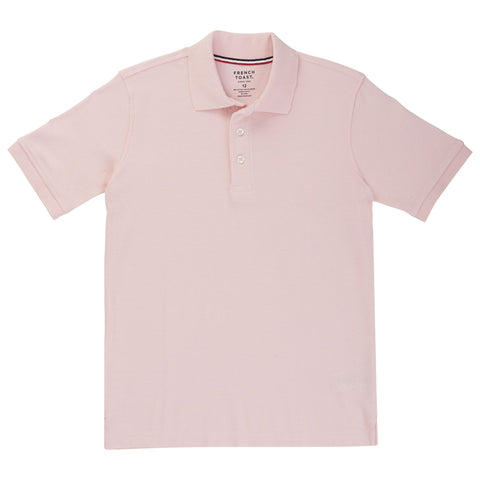 French Toast Short Sleeve Pique Polo - Pink Sizes 4 - 20