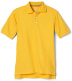 French Toast Mens Short Sleeve Pique Polo Shirt SA9084Y <br> Size S to 3XL <br> White, Light Blue, Black, <br> Navy, Heather Gray, Gold, <br> Royal Blue, Yellow