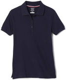 French Toast Juniors Navy Short Sleeve Stretch Pique Polo Shirt SA9403JL <br> Sizes S to XL