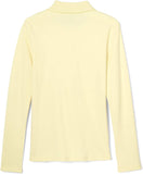 French Toast Girls Yellow Long Sleeve Interlock Polo SA9424 <br> Sizes 12 - 20