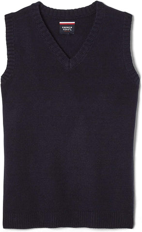 French Toast Kids Navy V-Neck Sleeveless Sweater<br>Sizes XS - XXL</br>