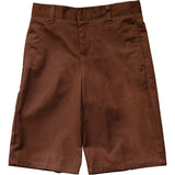 French Toast Flat Front Adjustable Waist Short Brown
