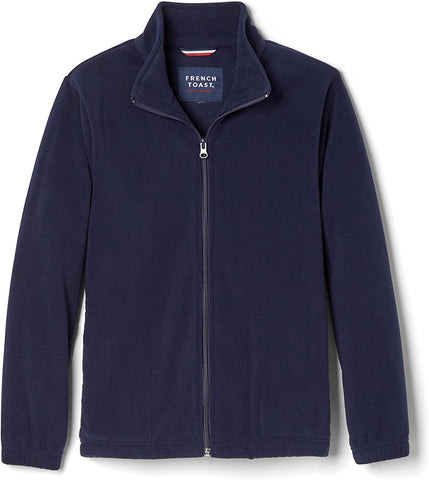 French Toast Unisex Navy Full Zip Micro Fleece Jacket SP9147 <br> Sizes XS & S
