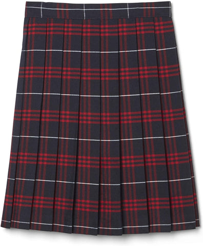 Girls Navy / Red Plaid Pleated Skirt SV9098-J1 French Toast Uniforms <br> Sizes 16 - 20