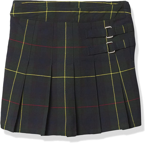 French Toast Girls Green Plaid Two-Tab Scooter Skort SX9110-C1 <br> Sizes 4-7